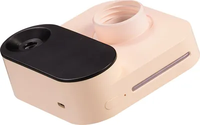 Obrázok produktu pre Mini zvlhčovač vzduchu v tvare fotoaparátu USB Stolný prenosný veľký bezdrôtový zvlhčovač vody s rozprašovačom pre spálňu Kancelária Ružová