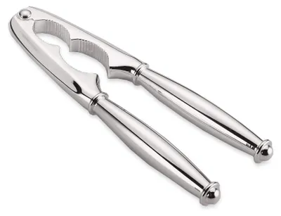 Notenkraker Carlton, versilbert, 17 cm Länge