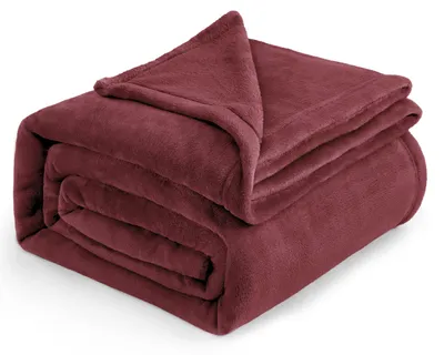 Produktbild von BEDSURE Kuscheldecke Flauschig Decke Fleecedecke - 220x240cm, Rot