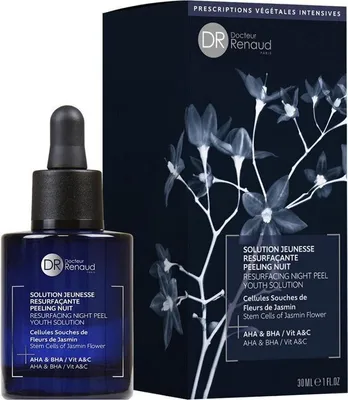 Immagine prodotto di Dr. Renaud Fiore di gelsomino Rielaborazione del peeling notturno Soluzione di giovinezza 30 ml