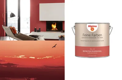 Produktbild von Alpina Feine Farben No. 22 Befreiter Feuervogel® edelmatt 2,5 Liter