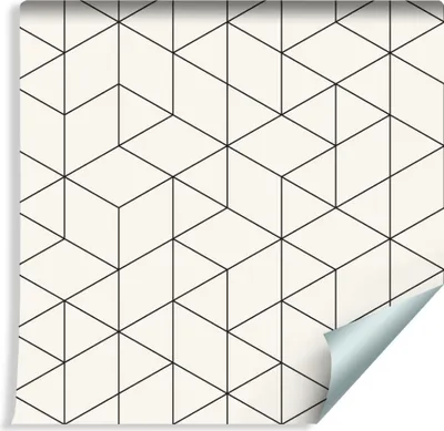 Obrázek produktu pro 10m VLIES TAPETE Roll Geometry Pattern Ornaments Cubes XXL
