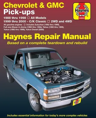 Produktbild von Chevrolet & GMC Pick-Ups 1988-20 & Suburban, Blazer, Jimmy, Tahoo & Yukon 1992-00