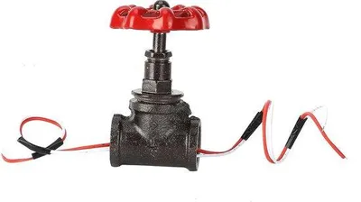 Produktbild von Elektrische steampunk-lamp met handwielventiel - woonbar-accessoire - vintage stijl - met waterdichting - handbediend