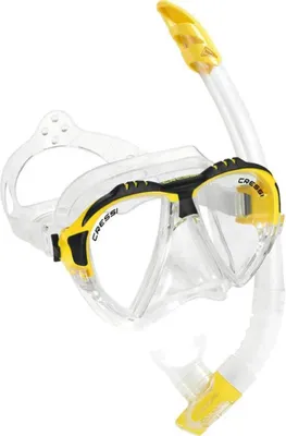 Produktbild von Cressi DS302504, Erwachsener, Transparent, Gelb, 1 Stück(e), 2 Stück(e)
