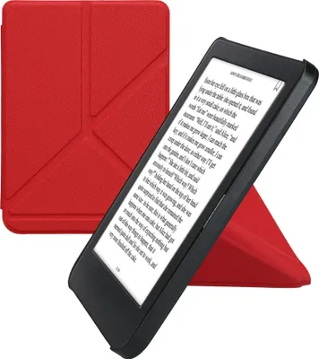 Kwmobile Hülle Für Kobo Clara BW/Colour & Tolino Shine – Canvas-Schutzhülle Mit Magnetverschluss, Dunkelgrau/schwarz