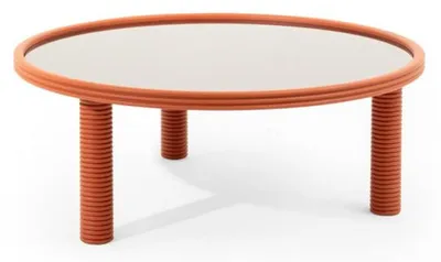 Produktbild von Eiche Massivholz-Couchtisch mit natürlicher Maserung in Wohnzimmer neu
