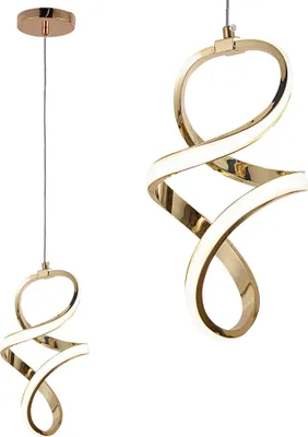 Produktbild von TOOLIGHT Led-Hängelampe G074-1Cp Gold