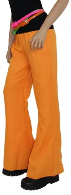 Produktbild von 70er Jahre Schlaghose für Damen, orange, Größe:M