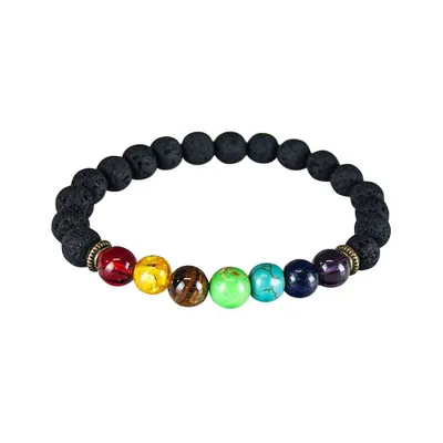 Produktbild von Chakra-Armband mit Messingdetails