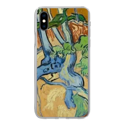 Produktbild von MuchoWow® Handyhülle Schutzhülle Hülle für iPhone Xs Baumwurzeln - Vincent van Gogh Silikon Softcase Handy Hülle - Handytasche