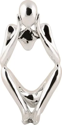 Produktbild von Present Time - Ornament Imagine - Silber - 12.5x10x23.5cm