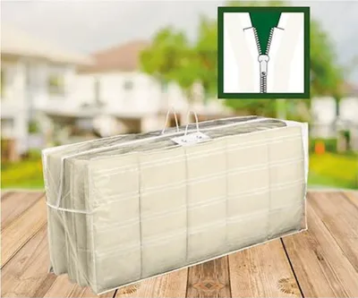 Image de Housse de protection pour chaises à haut dossier Sac de transport Sac de rangement pour coussins