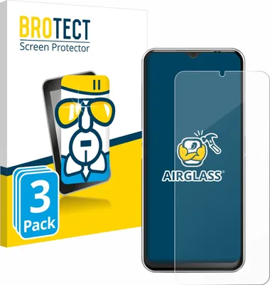 Produktbild von 3x BROTECT Schutzglas für Emporia Smart 6 Schutzfolie Panzer Folie Glas Display Schutz klar