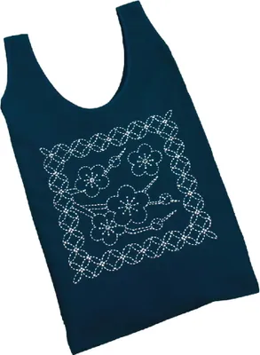 Produktbild von Olympus Sashiko Stickpackung "Tasche", Stoff bedruckt, 50,5x30x15cm, Original aus Japan