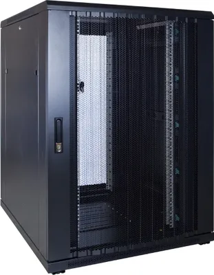 Produktbild von DSIT 22 HE 19” Serverschrank, mit perforierter Fronttür (BxTxH) 800 x 1000 x 1200mm (DS8022PP)