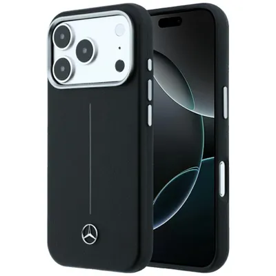 Zdjęcie produktu dla Etui Mercedes Semi Wrap Iconic do iPhone 18 Pro Max / 17 Pro Max czarny