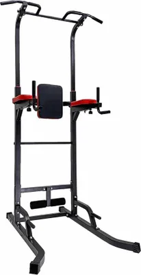 Productafbeelding van Famanu Power Tower trainingsapparaat - Hoogteverstelbaar, geschikt voor gebruikers tot 150 kg