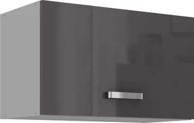 Produktbild von Küchen Hängeschrank 60 Hochglanz Grau Küchenzeile Küchenblock Küche Grey Bianca