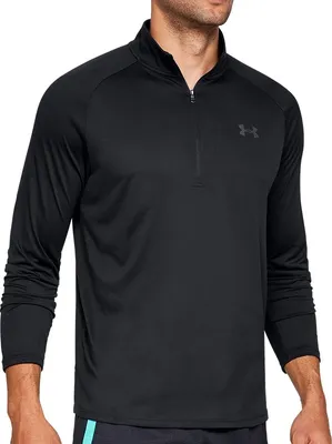 Obrázok produktu pre Under Armour Men's UA Tech 2.0 1/2 Zip Long Sleeve Black/Charcoal M