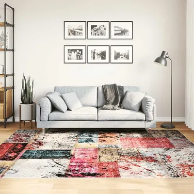 Produktbild von vidaXL Teppich Waschbar Patchwork Mehrfarbig 160x230 cm