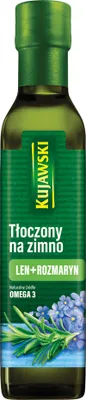 Obrázek produktu pro Kujawski Lněný olej s rozmarýnem 250 ml