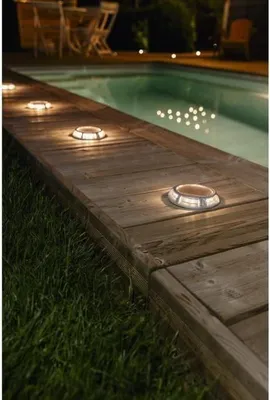 Obrázek produktu pro Solární svítidlo z hliníku, 15 lumenů, teplá bílá LED, solární napájení, venkovní použití