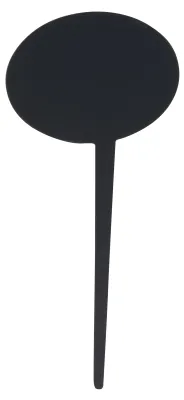 Productafbeelding van Securit® Silhouette bubbelkrijtbordlabels in zwart