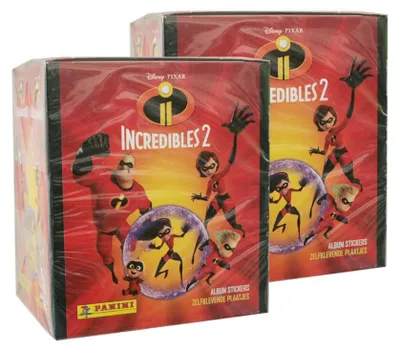 Obrázek produktu pro Panini - Úžasňákovi - Série 2 - Sběratelské samolepky - 2 displeje (72 sáčků)