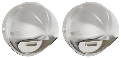 Obrázok produktu pre Kryty vzduchových ventilátorov 2 pcs Strieborná 200 mm