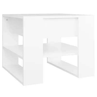 Produktbild von vidaXL Couchtisch Weiß 55,5x55x45 cm Holzwerkstoff