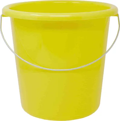 Produktbild von Eimer - Plastik rund 10 Liter gelb.