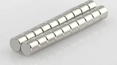 Produktbild von 5 x Oblique Unique Neodym Magnet Extrem N45 ø 6 x 5 mm