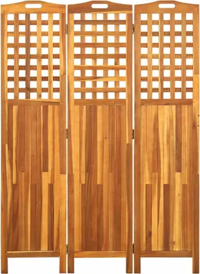 Produktbild von vidaXL 3-teiliger Raumteiler 121x2x170 cm Akazie Massivholz