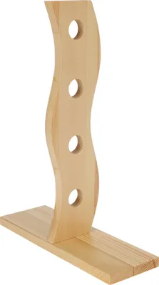 Immagine prodotto di Excellent Houseware Portabottiglie per 4 bottiglie, bambù, 30x10x40 cm, marrone