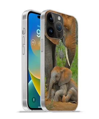 Produktbild von MuchoWow® Handyhülle Schutzhülle Hülle für Apple iPhone 14 Pro Max Elefant - Tiere - Sand - Natur Silikon Softcase Handy Hülle - Hardcover