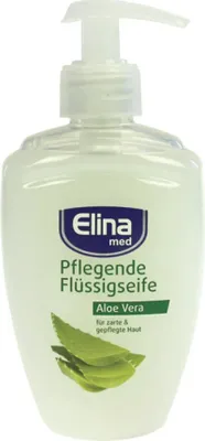 Produktbild von Elina Aloe Vera Handseife Flüssigseife 4 x 300ml mit Spender