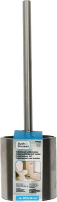 Produktbild von Toilettenburste - Edelstahl - inklusive Halter - 37 cm