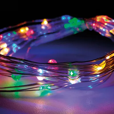 Image de Guirlande Led Multicouleur Piles éclairage Festif Autonome Sur Piles -
