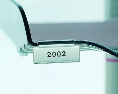 Produktbild von Novus Etikettenhalter für Copy Tray mit beschreibbarer Papiereinlage