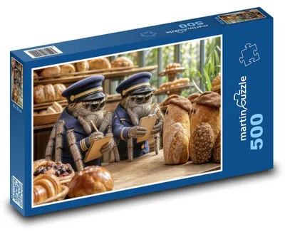 Produktbild von Puzzle 500 Spinnenbäcker in Bäckerei - martinpuzzle