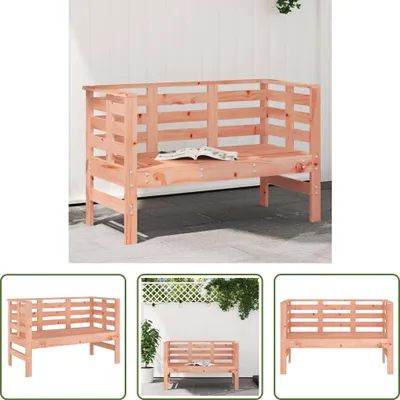 Produktbild von The Living Store Gartenbank 111,5x53x71 cm Massivholz Douglasie