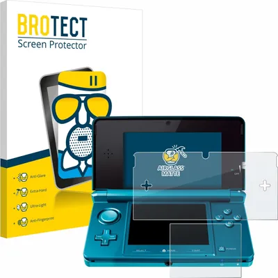 Produktbild von BROTECT Entspiegelungs Schutzglas für Nintendo 3DS Schutzfolie Panzer Folie Glas Display Schutz matt
