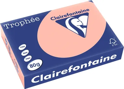 Produktbild von Kopierpapier Trophee A4 80g/qm pfirsich VE=5x500 Blatt