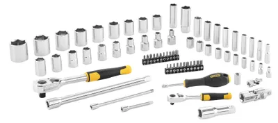 Produktbild von Stanley HTS Steckschluessel-Set 1/2" + 1/4", 72-teilig