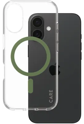 Produktbild von PanzerGlass CARE Flagship Colors iPhone 16 grün