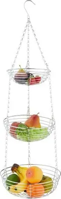 Immagine prodotto di Cesto di frutta da appendere in argento