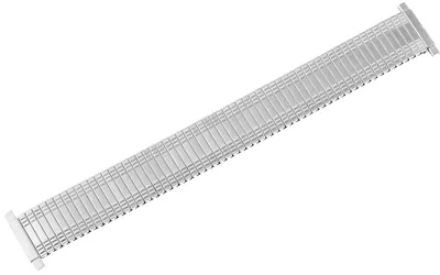 Produktbild von Edelstahl-Zugarmband, silberfarben, 10 mm - 14 mm / 16 mm - 24 mm