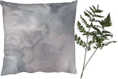 Produktbild von MuchoWow® Zierkissen Sofakissen Wohnzimmer Dekokissen 45x45 cm Wolken - Abstrakt - Malen - Schlafpolster - Polster für das Sofa