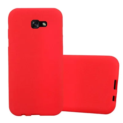 Obrázek produktu pro Cadorabo Protective Case for Samsung Galaxy A7 2017 Case in Red Pouzdro na mobilní telefon TPU Etui Cover Case